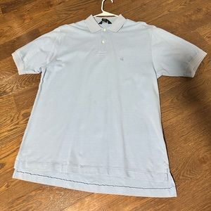 Men’s Medium Brooks Brothers solid blue Polo style occasion shirt/dress shirt